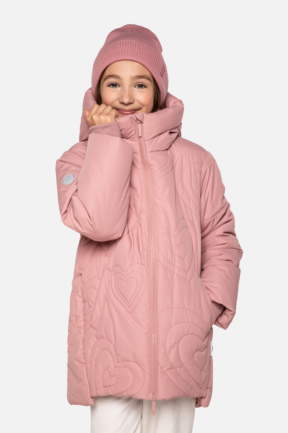 Winterjacke für Mädchen gesteppt mit Fleece-Futter und DWR 