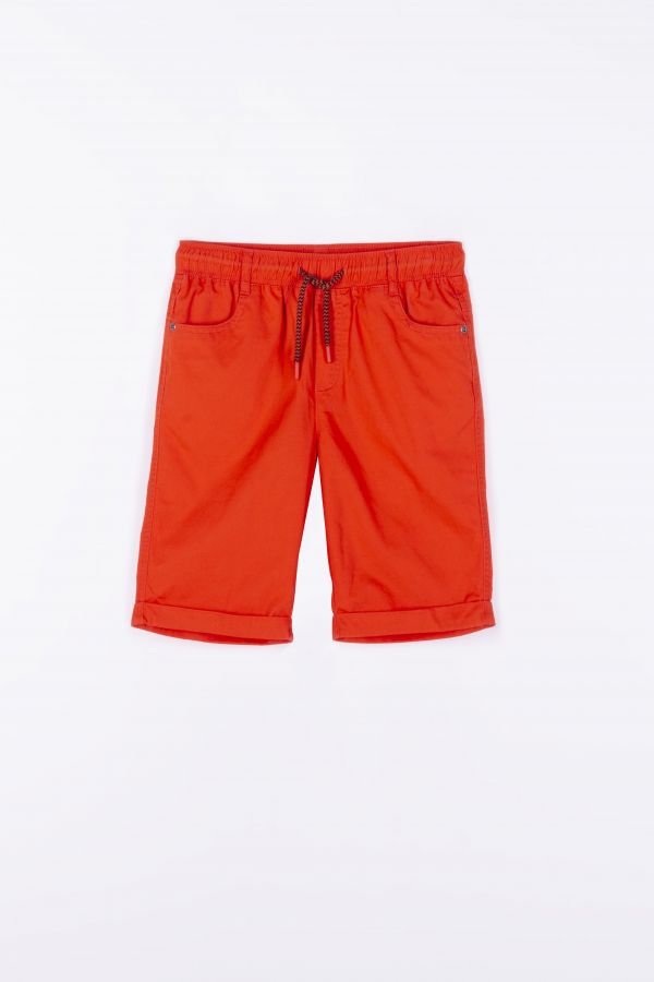 Shorts orange mit Kordel in der Taille 2155434