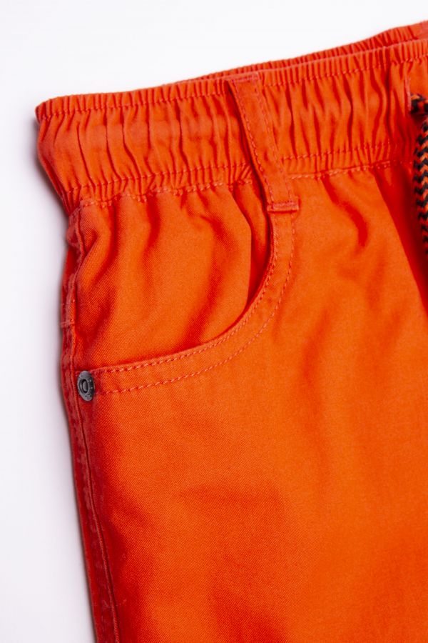 Shorts orange mit Kordel in der Taille 2155437