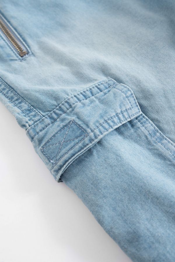 Jeanshose mit verwaschen-Effekt und Strickbündchen JOGGER 2156735