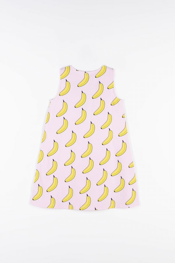 Kleid aus Strickwaren ohne Ärmel mit Bananen-Aufdruck  2157425