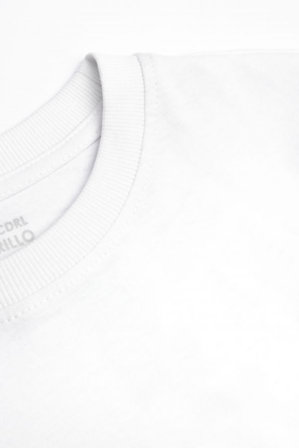T-Shirt mit kurzen Ärmeln Weiß mit einem Farbdruck auf der Vorderseite 2159458