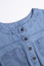 Jeanskleid mit glockigem Unterteil und  Knopfverschluss 2157000