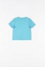 T-Shirt mit kurzen Ärmeln blau mit Seemotiven-Aufdruck 2158622