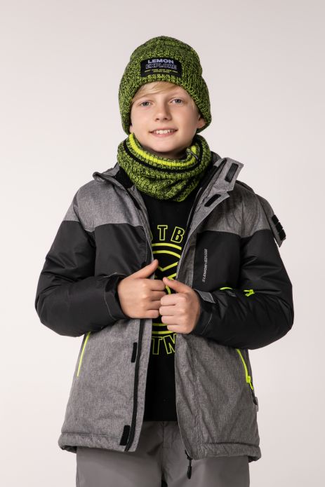 Skijacke für Jungen mit Fleece-Futter und TEFLON-Beschichtung