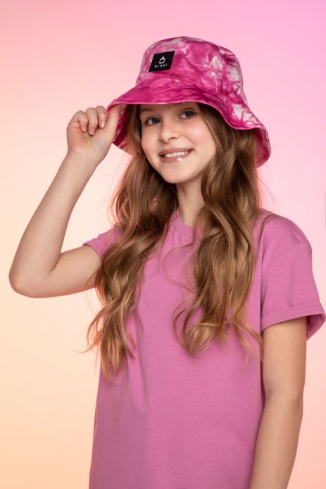 Hut für Mädchen aus elastischer Baumwolle