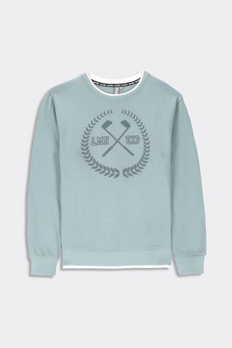 Sweatshirt für Jungen  mit Oversize-Schnitt und Print