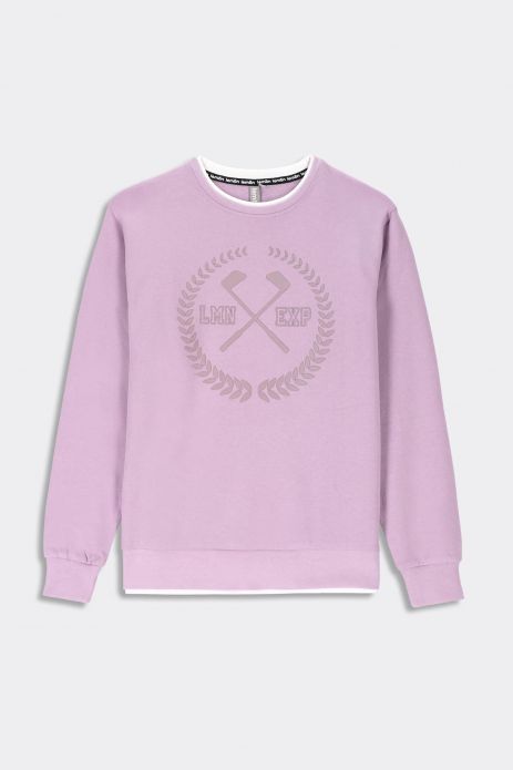 Sweatshirt für Mädchen mit Oversize-Schnitt und Print 2