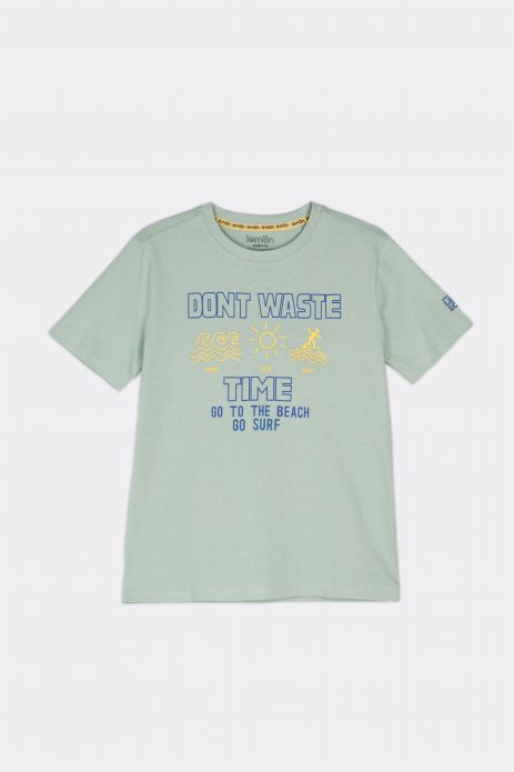T-Shirt mit kurzen Ärmeln für Jungen Basic mit Grafiken