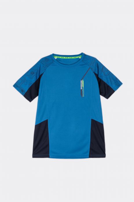 T-Shirt mit kurzen Ärmeln für Jungen mit Raglanärmel mit Grafiken