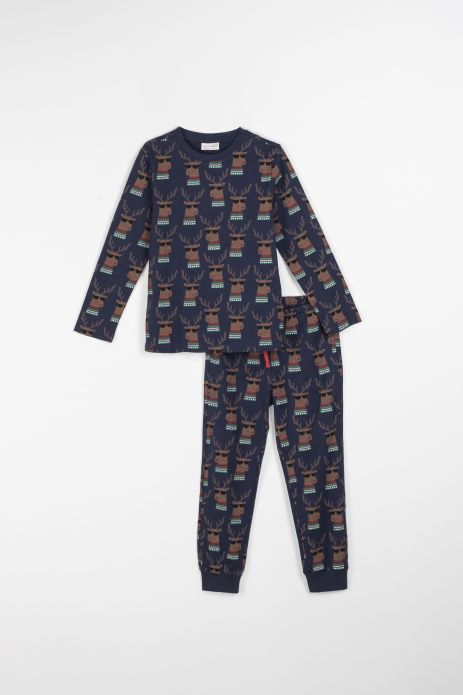 Pyjama für Jungen festlich mit langen Ärmeln
