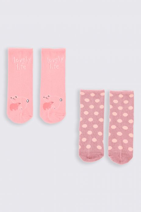 Socken rosa 2-er Pack