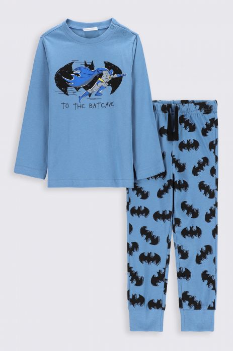 Pyjama für Jungen  blauer, Lizenz von BATMAN